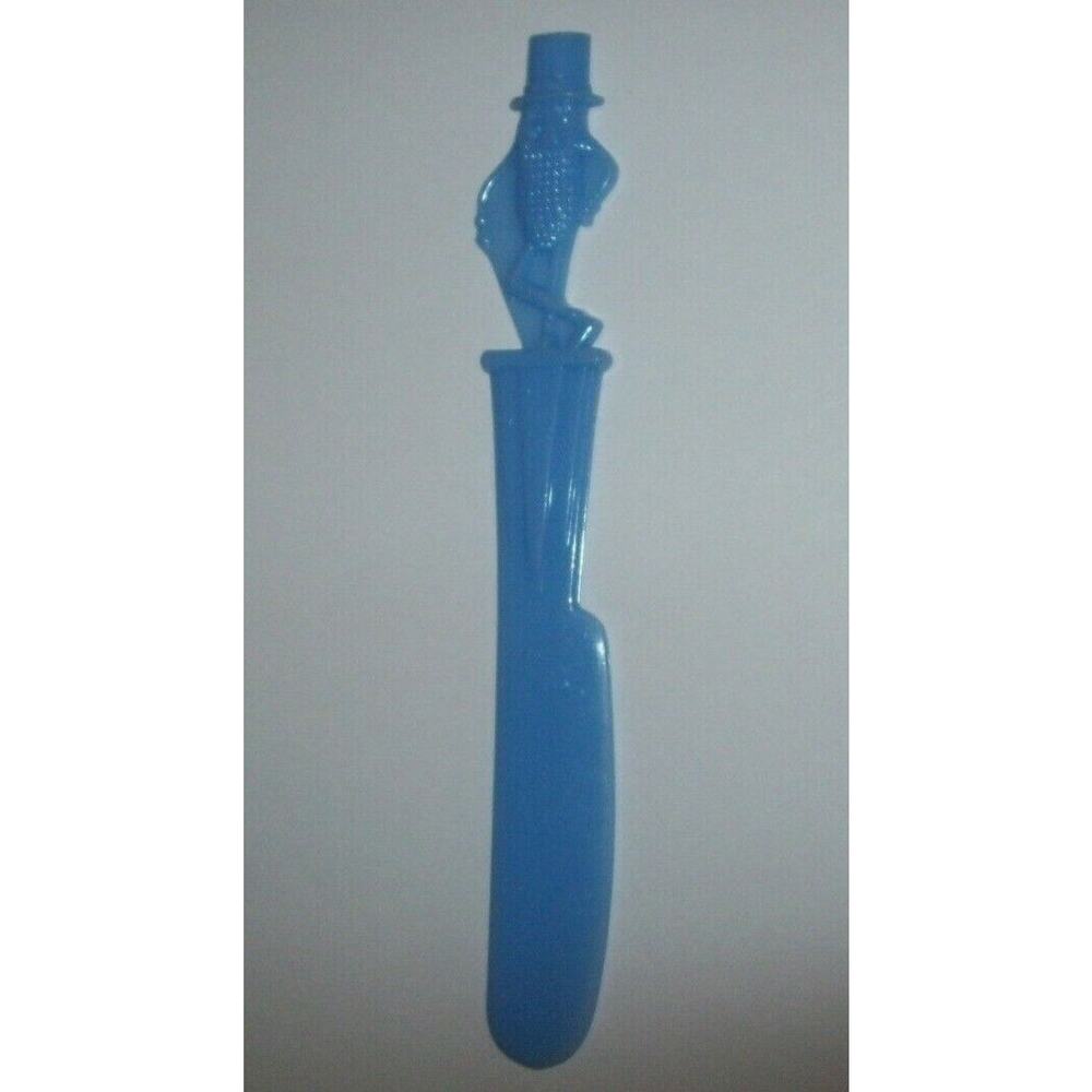 Mr Peanut Knife Planters Nuts Original Plastic 1950s Vintage Great Gift Blue NOS